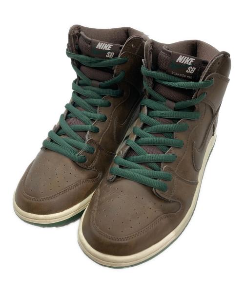 NIKE（ナイキ）NIKE (ナイキ) SB Dunk High ブラウン サイズ:28の古着・服飾アイテム