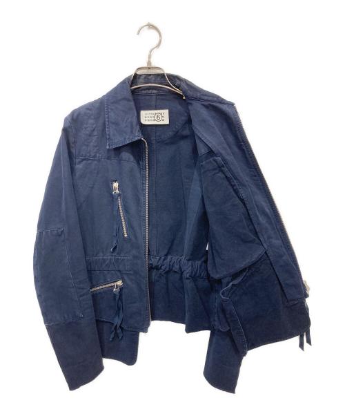 MM6 Maison Margiela（エムエムシックスメゾンマルジェラ）MM6 Maison Margiela (エムエムシックスメゾンマルジェラ) M69タイプタンカースジャケット ネイビー サイズ:40の古着・服飾アイテム