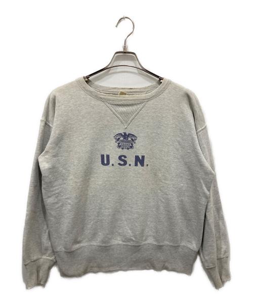 McCOY'S（マッコイズ）McCOY'S (マッコイズ) USNクルーネックスウェット グレー サイズ:36の古着・服飾アイテム