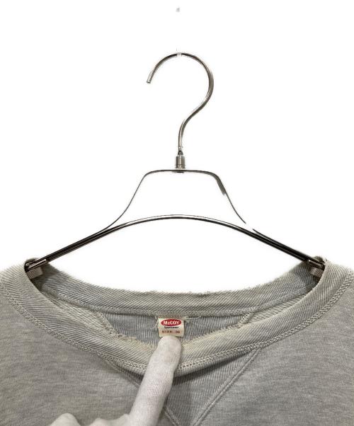 McCOY'S（マッコイズ）McCOY'S (マッコイズ) USNクルーネックスウェット グレー サイズ:36の古着・服飾アイテム