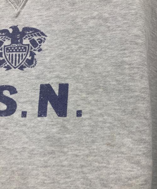 McCOY'S（マッコイズ）McCOY'S (マッコイズ) USNクルーネックスウェット グレー サイズ:36の古着・服飾アイテム
