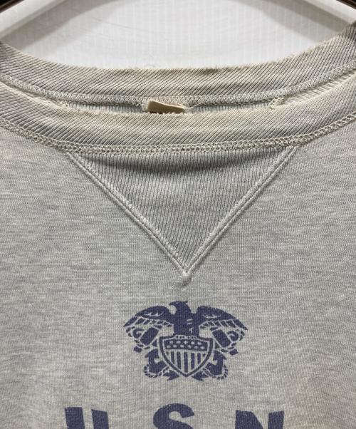 McCOY'S（マッコイズ）McCOY'S (マッコイズ) USNクルーネックスウェット グレー サイズ:36の古着・服飾アイテム