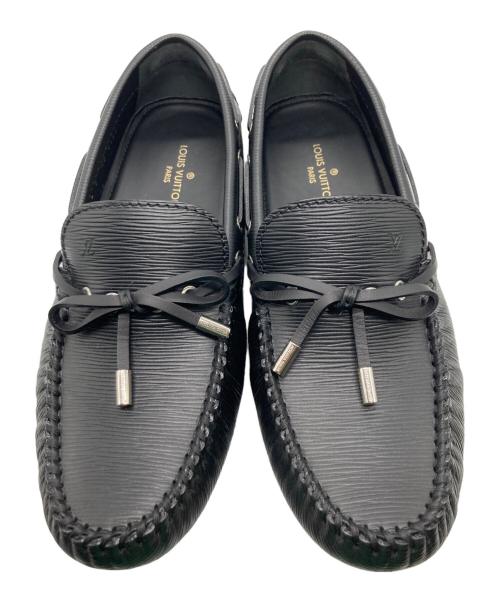 LOUIS VUITTON（ルイ ヴィトン）LOUIS VUITTON (ルイ ヴィトン) ドライビングシューズ ブラック サイズ:7の古着・服飾アイテム