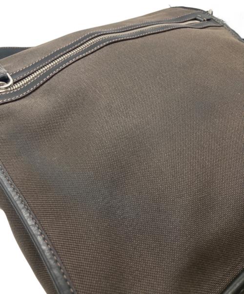 PRADA（プラダ）PRADA (プラダ) LOGO JACQUARDショルダーバッグ ブラウンの古着・服飾アイテム