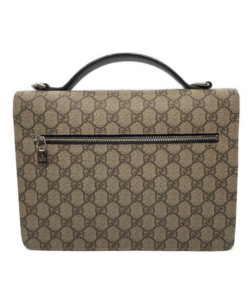 GUCCI（グッチ）GUCCI (グッチ) ディアマンテ GGスプリーム ハンドバッグ ベージュの古着・服飾アイテム