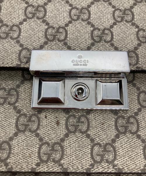 GUCCI（グッチ）GUCCI (グッチ) ディアマンテ GGスプリーム ハンドバッグ ベージュの古着・服飾アイテム