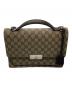 GUCCI（グッチ）の古着「ディアマンテ GGスプリーム ハンドバッグ」｜ベージュ