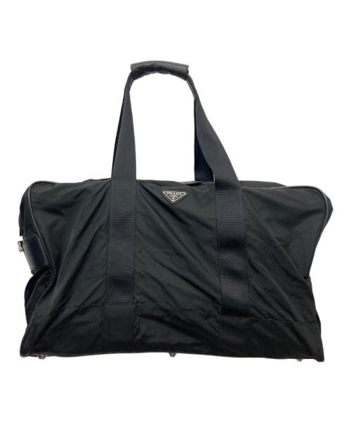 PRADA（プラダ）PRADA (プラダ) 2WAYナイロンボストンバッグ ブラックの古着・服飾アイテム