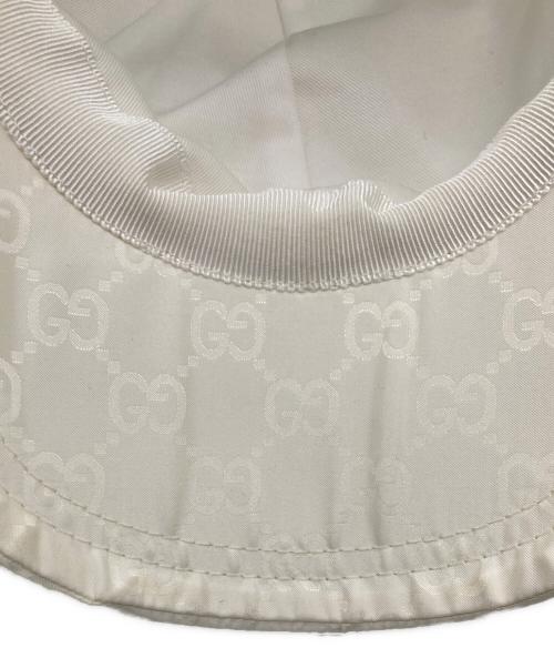 GUCCI（グッチ）GUCCI (グッチ) GGナイロンキャップ ホワイトの古着・服飾アイテム