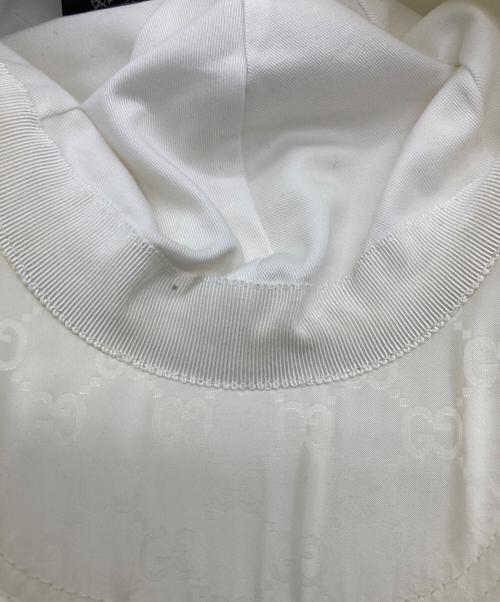 GUCCI（グッチ）GUCCI (グッチ) GGナイロンキャップ ホワイトの古着・服飾アイテム