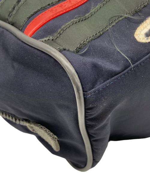 PRADA SPORTS（プラダスポーツ）PRADA SPORTS (プラダスポーツ) パッチワークボストンバッグ ネイビーの古着・服飾アイテム
