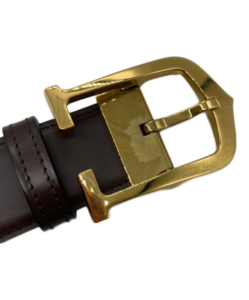 Cartier（カルティエ）Cartier (カルティエ) Cアロンジェベルト ブラウンの古着・服飾アイテム