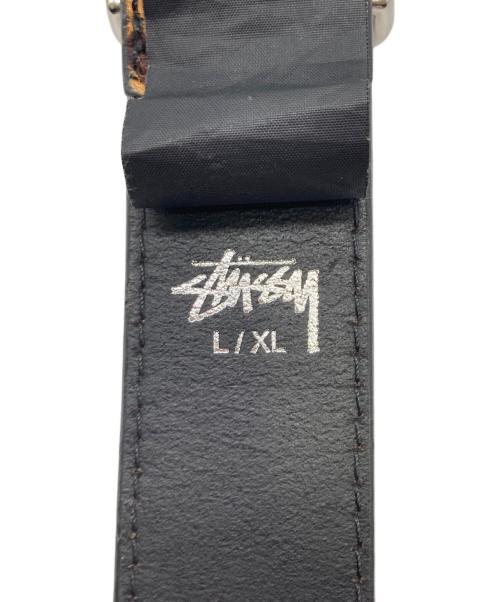 stussy（ステューシー）stussy (ステューシー) MIXED ANIMAL PRINT BELT ベージュの古着・服飾アイテム