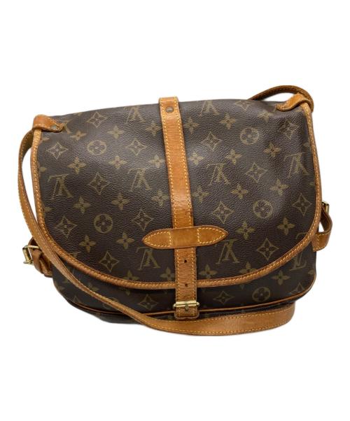 LOUIS VUITTON（ルイ ヴィトン）LOUIS VUITTON (ルイ ヴィトン) モノグラム　ソミュール30　ショルダーバッグ ブラウンの古着・服飾アイテム