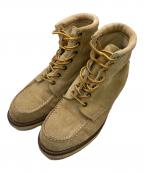 CHIPPEWAチペワ）の古着「スウェード モックトゥブーツ」｜ベージュ
