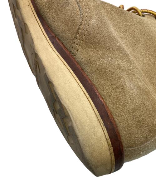 CHIPPEWA（チペワ）CHIPPEWA (チペワ) スウェード モックトゥブーツ ベージュ サイズ:7 1/2の古着・服飾アイテム
