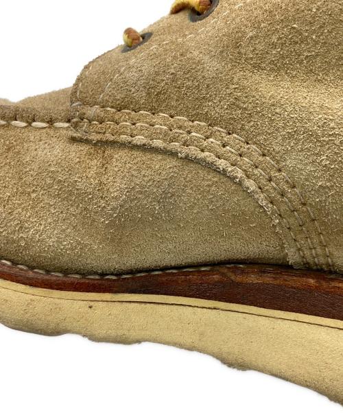 CHIPPEWA（チペワ）CHIPPEWA (チペワ) スウェード モックトゥブーツ ベージュ サイズ:7 1/2の古着・服飾アイテム