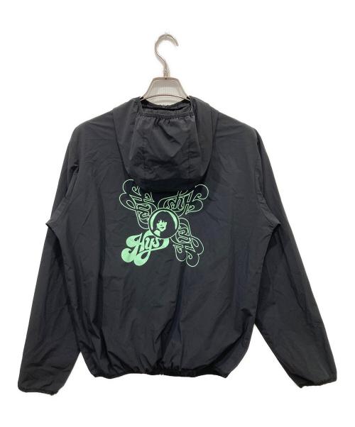 Hysteric Glamour（ヒステリックグラマー）Hysteric Glamour (ヒステリックグラマー) HYS SWASH LOGO パッカブルフーデッドブルゾン ブラック サイズ:Mの古着・服飾アイテム
