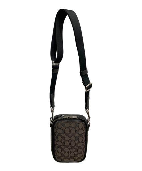 COACH（コーチ）COACH (コーチ) スタントン クロスボディ・シグネチャー ジャカード ブラックの古着・服飾アイテム