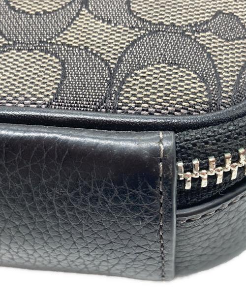 COACH（コーチ）COACH (コーチ) スタントン クロスボディ・シグネチャー ジャカード ブラックの古着・服飾アイテム