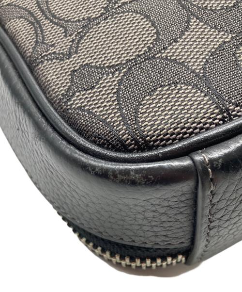 COACH（コーチ）COACH (コーチ) スタントン クロスボディ・シグネチャー ジャカード ブラックの古着・服飾アイテム