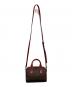 MICHAEL KORS (マイケルコース) 2WAYバッグ ブラウン×レッド：11000円