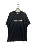 BURBERRY LONDONバーバリーロンドン）の古着「KINGDOM プリントTシャツ」｜ブラック