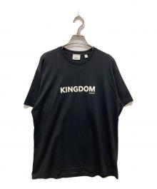 BURBERRY LONDON（バーバリーロンドン）の古着「KINGDOM プリントTシャツ」｜ブラック