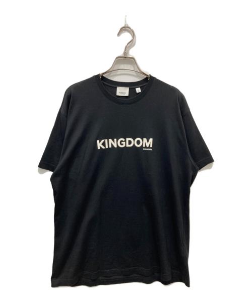 BURBERRY LONDON（バーバリーロンドン）BURBERRY LONDON (バーバリーロンドン) KINGDOM プリントTシャツ ブラック サイズ:XSの古着・服飾アイテム