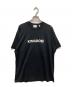 BURBERRY LONDON（バーバリーロンドン）の古着「KINGDOM プリントTシャツ」｜ブラック