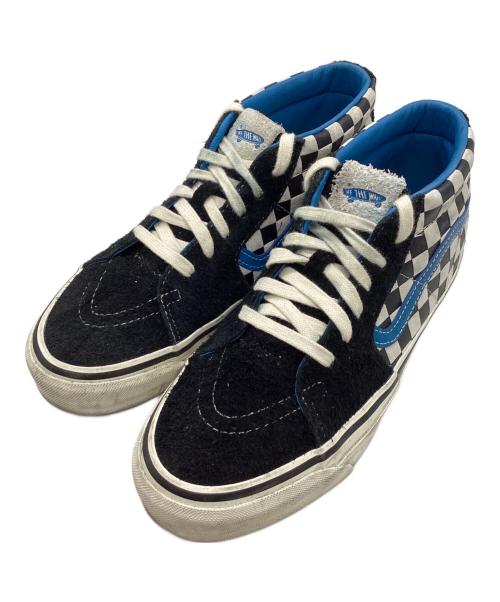 VANS（ヴァンズ）VANS (ヴァンズ) Liberaiders (リベレイダース) LX Sk8-Mid ブラック×ブルー サイズ:	SIZE 27cmの古着・服飾アイテム