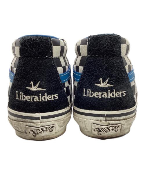 VANS（ヴァンズ）VANS (ヴァンズ) Liberaiders (リベレイダース) LX Sk8-Mid ブラック×ブルー サイズ:	SIZE 27cmの古着・服飾アイテム