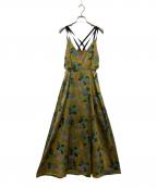 Ameriアメリ）の古着「BERRY JACQUARD DRESS/S」｜ブラウン