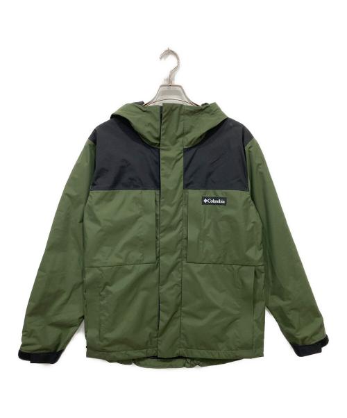Columbia（コロンビア）Columbia (コロンビア) ウッドロードジャケット グリーン×ブラック サイズ:Mの古着・服飾アイテム