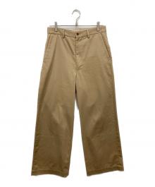 UNITED ARROWS & SONS（ユナイテッドアローズ アンド サンズ）の古着「CHINO BAGGY TROUSER」｜ベージュ