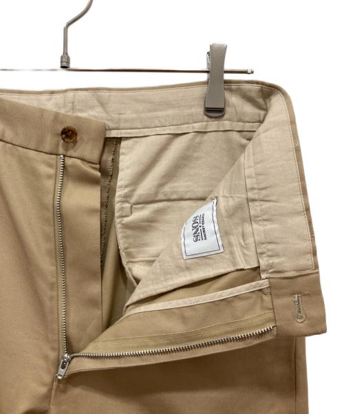 UNITED ARROWS & SONS（ユナイテッドアローズ アンド サンズ）UNITED ARROWS & SONS (ユナイテッドアローズ アンド サンズ) CHINO BAGGY TROUSER ベージュ サイズ:Sの古着・服飾アイテム