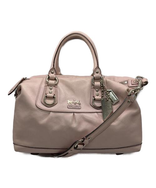 COACH（コーチ）COACH (コーチ) 2WAYハンドバッグ ピンクの古着・服飾アイテム