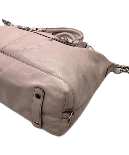 COACH（コーチ）COACH (コーチ) 2WAYハンドバッグ ピンクの古着・服飾アイテム