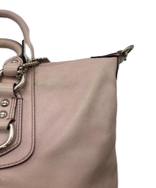 COACH（コーチ）COACH (コーチ) 2WAYハンドバッグ ピンクの古着・服飾アイテム
