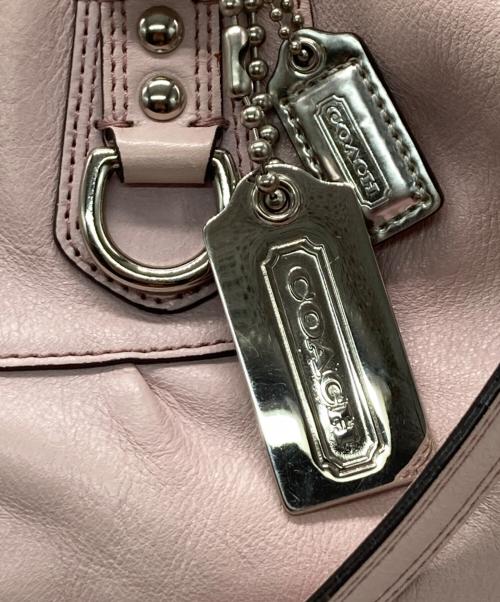 COACH（コーチ）COACH (コーチ) 2WAYハンドバッグ ピンクの古着・服飾アイテム