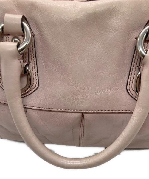 COACH（コーチ）COACH (コーチ) 2WAYハンドバッグ ピンクの古着・服飾アイテム