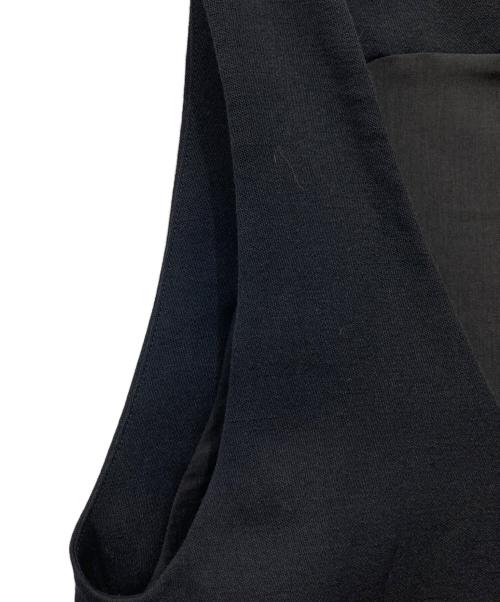 Noble（ノーブル）Noble (ノーブル) ラフツイル2WAYストレートワンピース ブラック サイズ:36の古着・服飾アイテム