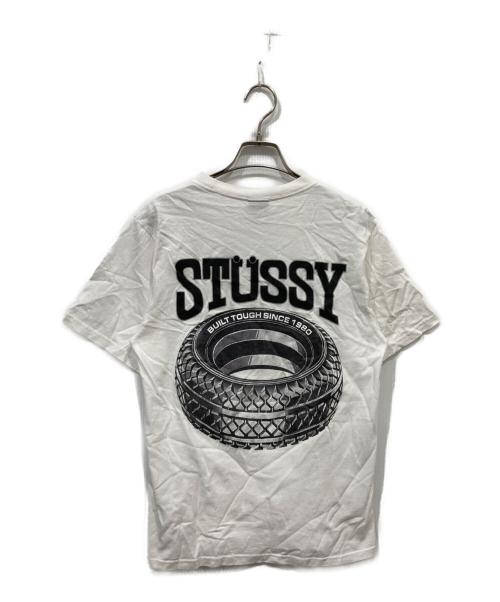 stussy（ステューシー）stussy (ステューシー) TOUGH TREAD TEE ホワイト サイズ:Sの古着・服飾アイテム