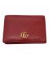 GUCCI（グッチ）の古着「ダブルG カードケース ウォレット」｜レッド