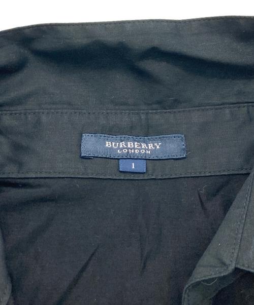 BURBERRY LONDON（バーバリーロンドン）BURBERRY LONDON (バーバリーロンドン) スキッパーポロシャツ ブラック サイズ:1の古着・服飾アイテム