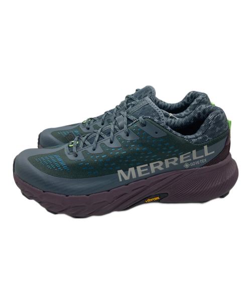 MERRELL（メレル）MERRELL (メレル) AGILITY PEAK 5/アジリティピーク5 グリーン×パープル サイズ:27.5の古着・服飾アイテム