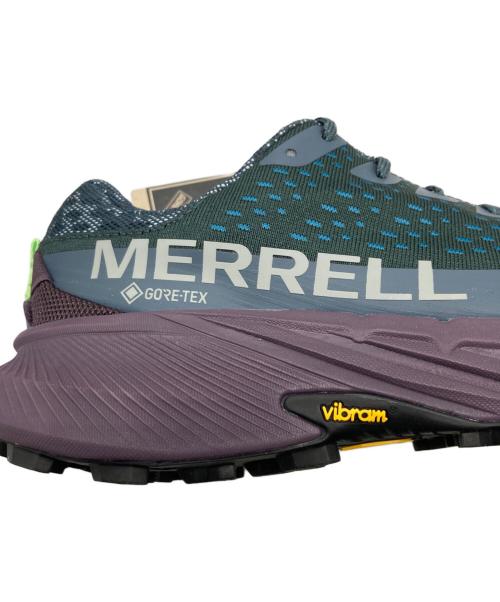 MERRELL（メレル）MERRELL (メレル) AGILITY PEAK 5/アジリティピーク5 グリーン×パープル サイズ:27.5の古着・服飾アイテム