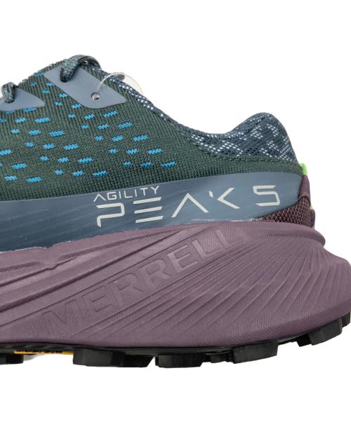 MERRELL（メレル）MERRELL (メレル) AGILITY PEAK 5/アジリティピーク5 グリーン×パープル サイズ:27.5の古着・服飾アイテム