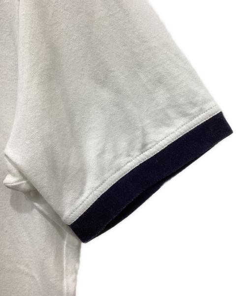 BURBERRY BLACK LABEL（バーバリーブラックレーベル）BURBERRY BLACK LABEL (バーバリーブラックレーベル) リンガーTシャツ ホワイト サイズ:3の古着・服飾アイテム
