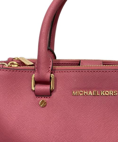 MICHAEL MICHAEL KORS（マイケル マイケルコース）MICHAEL MICHAEL KORS (マイケル マイケルコース) 2WAYバッグ ピンクの古着・服飾アイテム